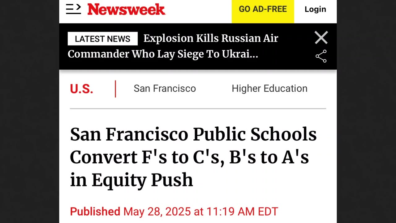 San Fransisco Public Schools Dumb Down Grading for Equity - Explained