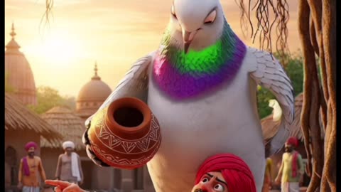 Hindi Moral Story | Kabootar Aur Kisan Ki Kahani | Emotional Story for Kids #ai #viral