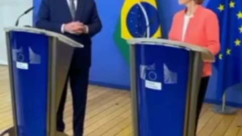 Lula thief meets with the head of the European Union commission in Brussels to offer the Amazon and, as always, lies when he talks about the popular Amazon