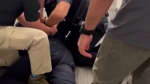 🚨 BREAKING: Democrat U.S. Senator Alex Padilla was just thrown on the ground and handcuffed