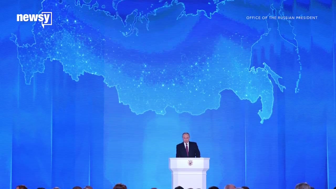 Putin shows video of nuclear attack on US