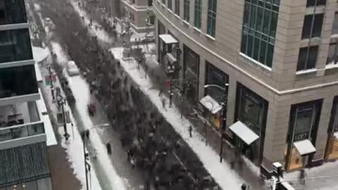 Chicago Protesting tyranny hands of Ice