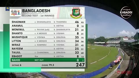 BANGLADESH VS SRI LANKA _ 1ST TEST MATCH DAY 2 FULL HIGHLIGHTS _ BAN VS SL HIGHLIGHTS