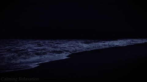 Relax and Fall into a Deep Sleep - Soothing Sounds of the Night Ocean