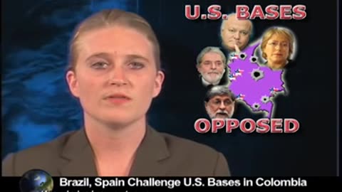 Brazil, Spain Challenge U.S. Bases in Colombia. 2009-08-05.