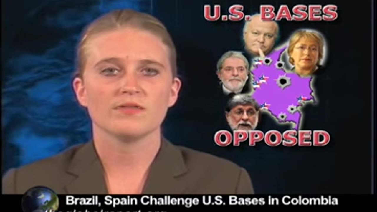 Brazil, Spain Challenge U.S. Bases in Colombia. 2009-08-05.