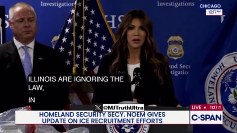 Kristy Noem - Governor Pritzker is Protecting Illegal alien Child Sex Traffickers