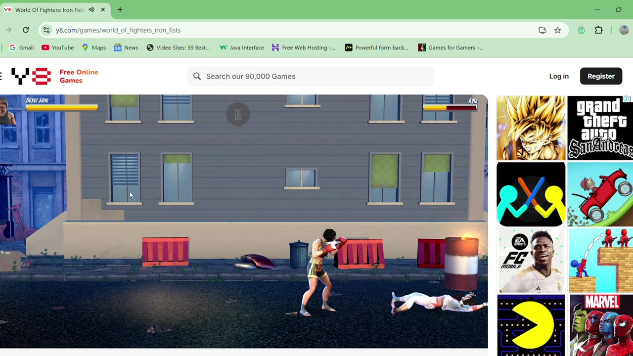 World of Fighters: Iron Fist - gameplay online Unity Beat em up Martial arts