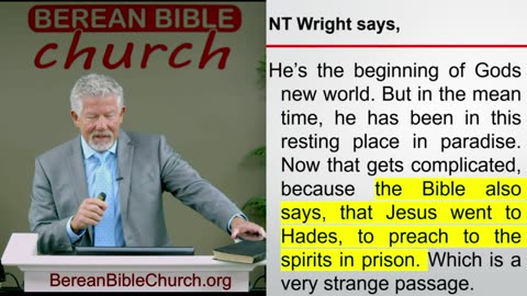 The Rich Man and Lazarus (1 Peter 3:19b)