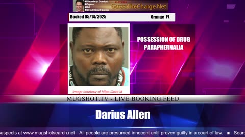 Mugshot TV - Live Arrest Booking Video Stream