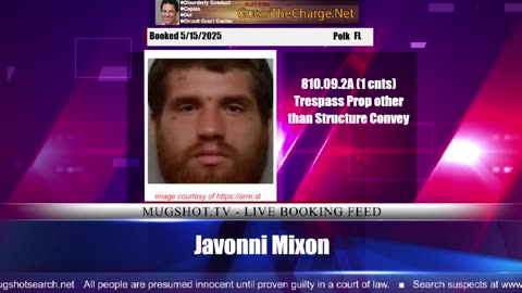 Mugshot TV - Live Arrest Booking Video Stream