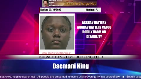 Mugshot TV - Live Arrest Booking Video Stream