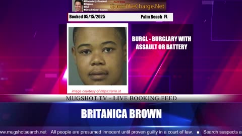 Mugshot TV - Live Arrest Booking Video Stream
