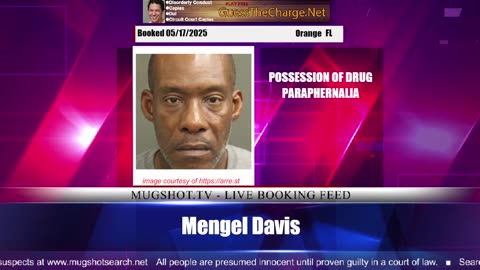 Mugshot TV - Live Arrest Booking Video Stream