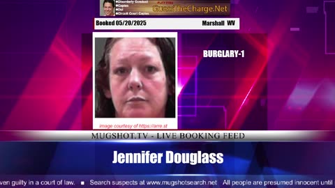Mugshot TV - Live Arrest Booking Video Stream