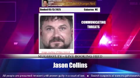 Mugshot TV - Live Arrest Booking Video Stream