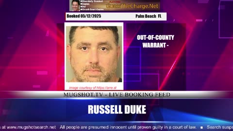 Mugshot TV - Live Arrest Booking Video Stream