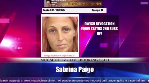 Mugshot TV - Live Arrest Booking Video Stream