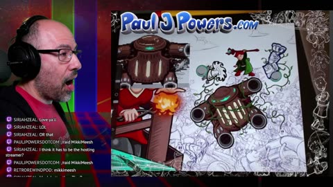 Improving Stream w/ Paul Making JJ Art