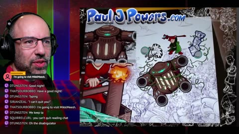 Improving Stream w/ Paul Making JJ Art