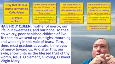 Mary's Daily Live Holy Rosary Prayer at 8:00 p.m. EDT 09/23/2025