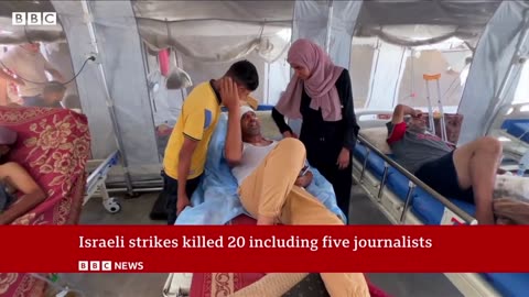 UN demands justice over Israeli double strike on Gaza hospital | BBC News