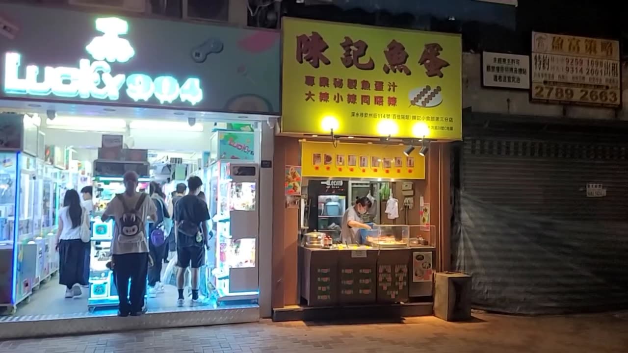 路德圍 - 食街 - 入夜 9:00 pm 的情況 (拍攝於:- 07-02-2025)