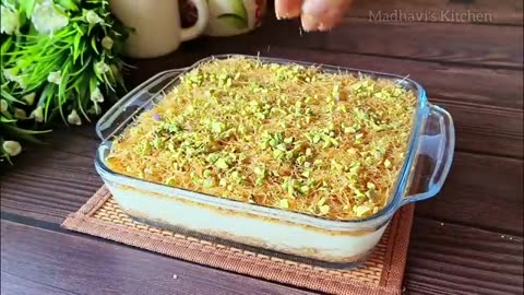 Kunafa Dessert in Indian style recipe