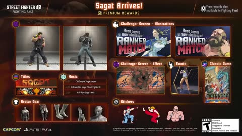 Street Fighter 6 - Official Sagat Arrives! Fighting Pass Trailer-bHljcjz7rn