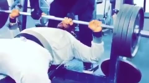 180KG Big Chest Press Weights With Big RichyKingKong ®️Power