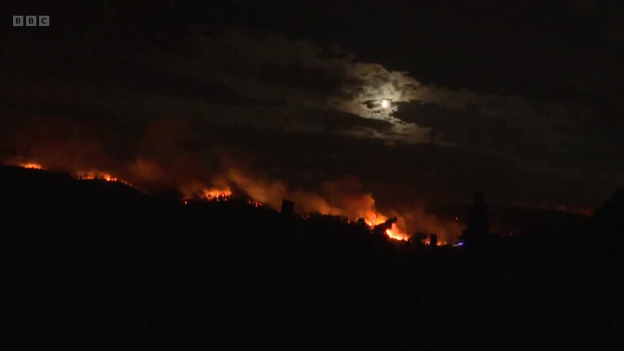 Deadly wildfire sweeps through southern France causing “unprecedented catraphophe