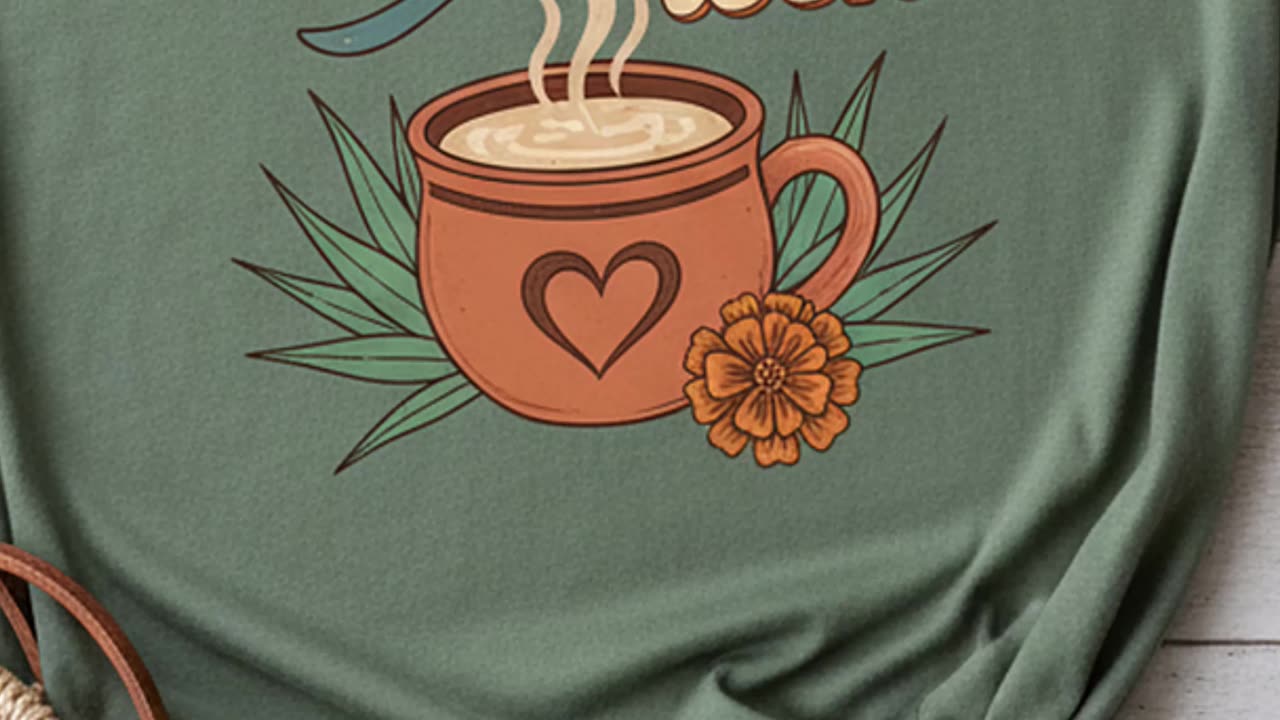 Can’t function without café con leche? This shirt gets you #coffeelovers #latinvibes