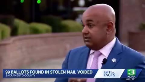 Blank California Prop 50 ballots found scattered throughout a homeless encampment