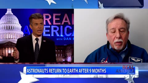 REAL AMERICA -- Dan Ball W/ Charles Camarda, Astronauts Return Home Courtesy Of Elon Musk, 3/19/25