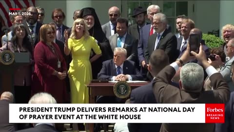 BREAKING NEWS: President Trump Convenes Religious Leaders For National Day Of Prayer Event