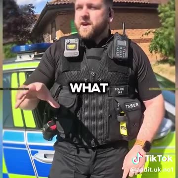 British police officer defends illegal migrants and says, if you talked to...