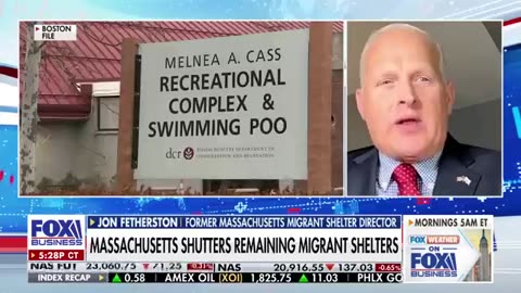director of a migrant shelter chastises the Blue State government for closing migrant shelters.