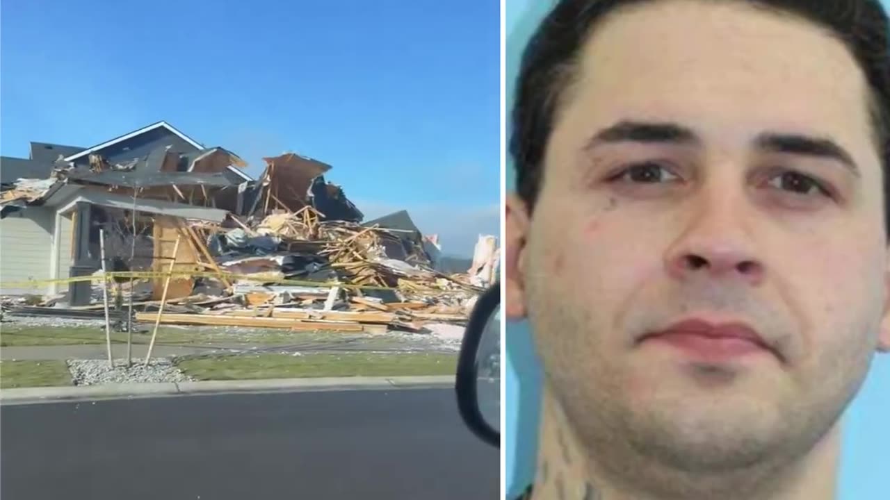 Man arrested after allegedly getting drunk and destroying a home with an excavator