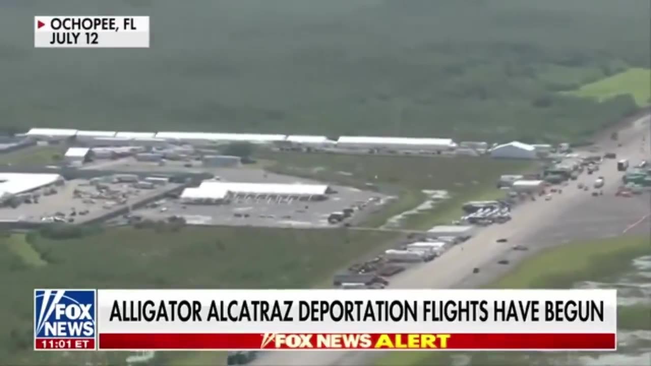 100's of illegal aliens have been deported in the first flights from ‘Alligator Alcatraz’