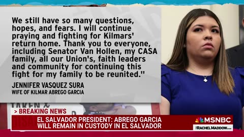 Senator Van Hollen meets with Kilmar Abrego Garcia in El Salvador