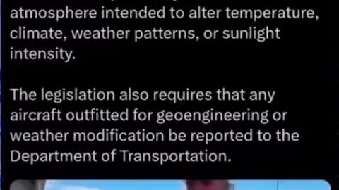 Florida Passes Bill To Ban Weather MOD And Geoengineering