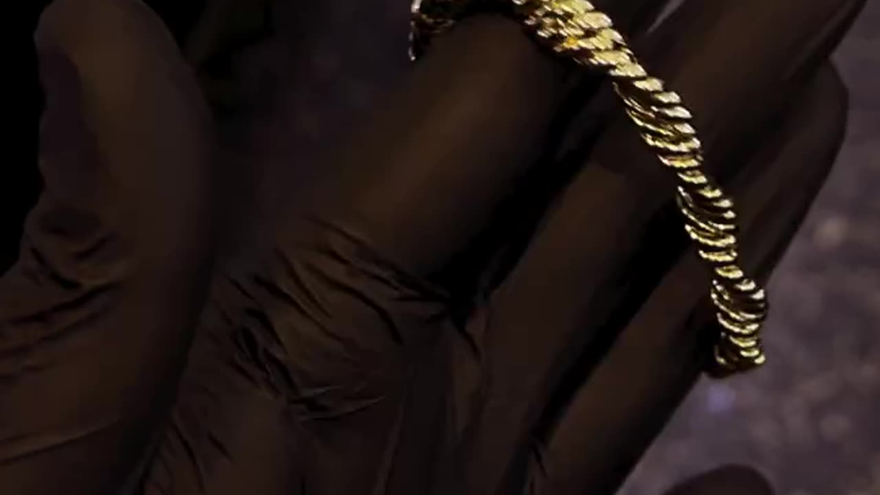 Real 10K Gold Rope Style Bracelet