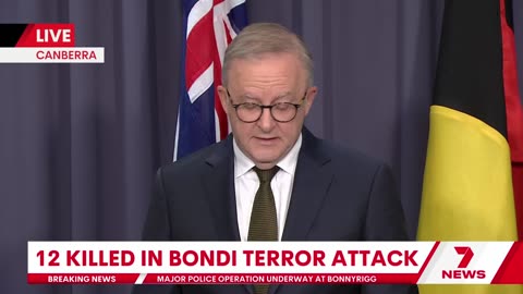 Oz PM Albanese on Dec 14th avoids any mention of the true cause of it