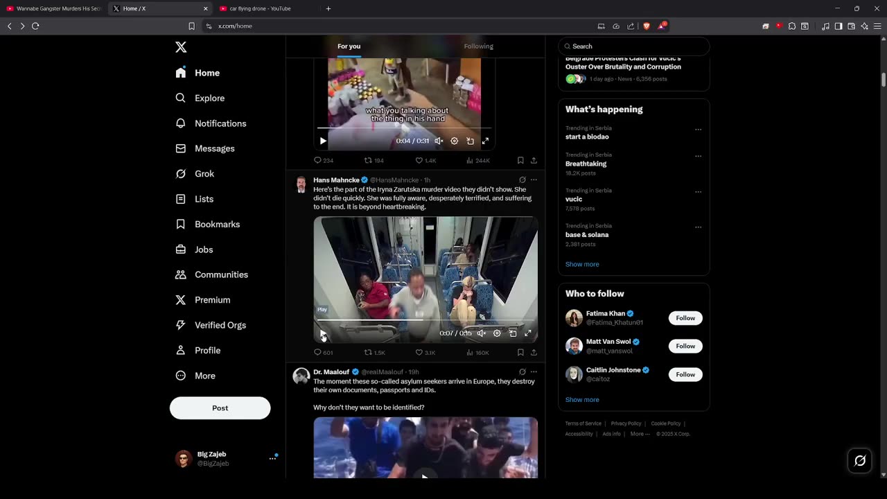 De si ti sve to video ? Pa X, tj. Tviter je jedini ostao !!!