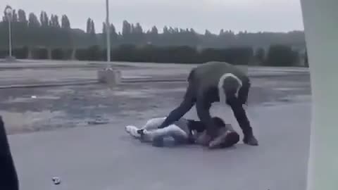 Bouncer vs young man