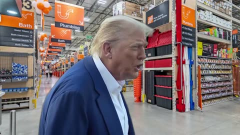 Trump in Home Depot
