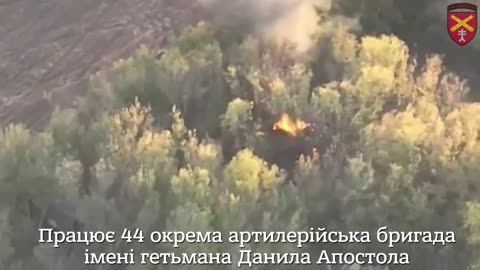 Artillery takes out Two Russian tanks, an APC, a KUNG trailer and BMP-3 IFV.