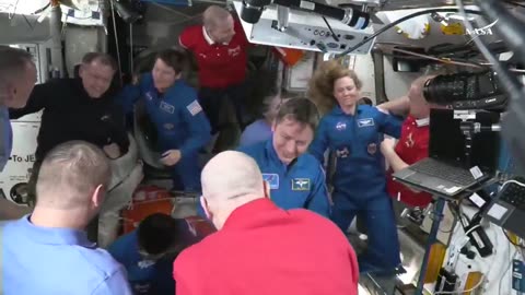 Musk's Space X rocket with crew arrive to International Space Station