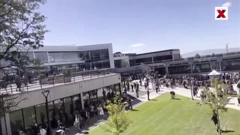 first video I’ve seen from this angle… for the charlie kirk shooter