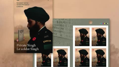 ਸਿੱਖ ਫ਼ੌਜੀਆਂ ਦੀ ਕੁਰਬਾਨੀ ਨੂੰ ਸਮਰਪਤ ਕੈਨੇਡਾ ਸਰਕਾਰ ਵੱਲੋਂ ਡਾਕ ਟਿਕਟ ਜਾਰੀ